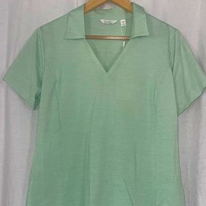 Lady Hagen Upf mint color polo NWT